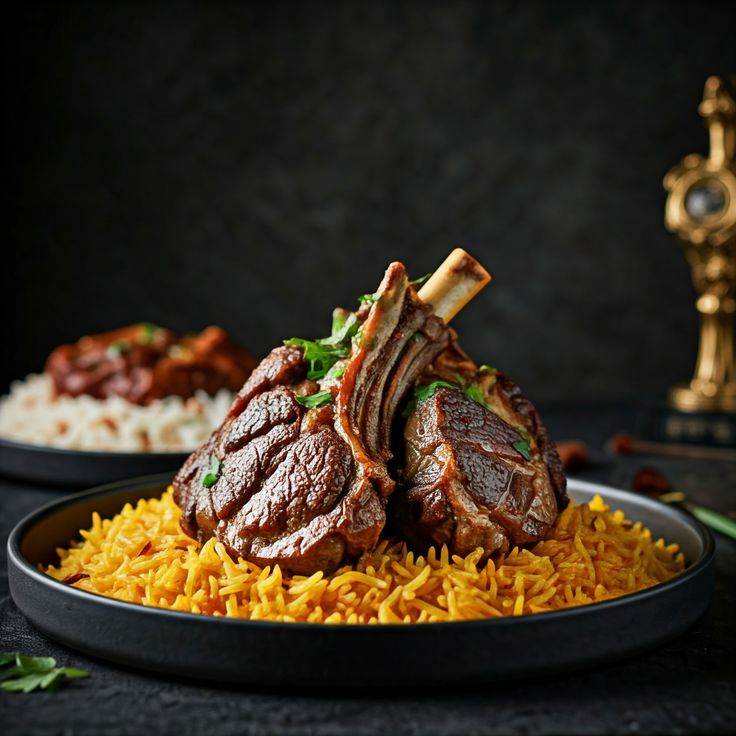 ريش غنم مشوي
